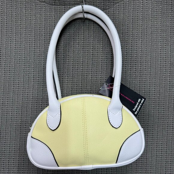 Contemporary Bowler Handbag By No Boundaries - Limoncello Color - One Size - - Picture 1 of 7